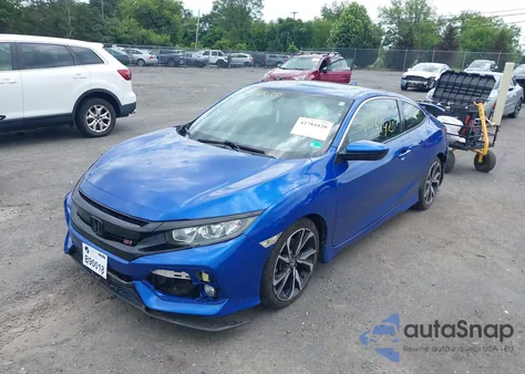2018 Honda Civic Si из США, поврежденный, VIN 2HGFC3A54JH757625